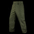 The Condor Sentinel Tactical Pants Plus Size in olive green feature multiple pockets, belt loops, and reinforced knees, perfect for bushcraft adventures. Displayed on an invisible mannequin against a white background.